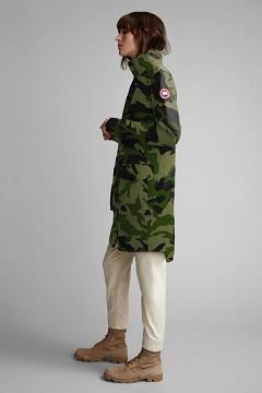 Chamarras Canada Goose Mujer México - Cavalry Trench Rompevientos Verdes EN9681035